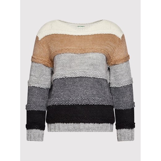 United Colors Of Benetton Sweter 118YE1P25 Kolorowy Regular Fit United Colors Of Benetton S okazja MODIVO