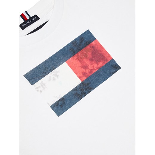 Tommy Hilfiger T-Shirt Photoprint KB0KB06517 M Biały Regular Fit Tommy Hilfiger 6Y MODIVO promocyjna cena