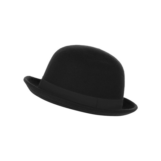 Black Felt Bowler Hat dorothy-perkins czarny 