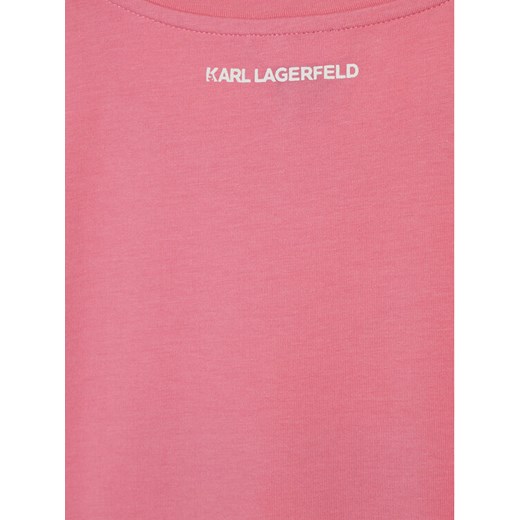 KARL LAGERFELD T-Shirt Z15T59 D Różowy Regular Fit Karl Lagerfeld 14Y wyprzedaż MODIVO