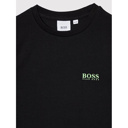 Boss T-Shirt J25L53 S Czarny Regular Fit 8Y MODIVO okazyjna cena