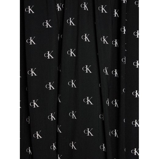 Calvin Klein Jeans Spódnica Mini Monogram IG0IG01050 Czarny Regular Fit 8Y wyprzedaż MODIVO