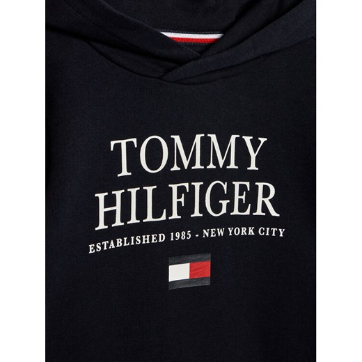 Tommy Hilfiger Bluza Logo KB0KB07027 D Granatowy Regular Fit Tommy Hilfiger 10Y okazyjna cena MODIVO