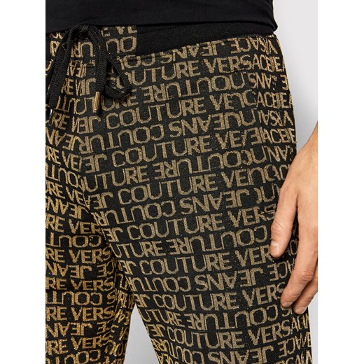 Versace Jeans Couture Spodnie dresowe 71GAA3B9 Czarny Regular Fit XXXL MODIVO wyprzedaż