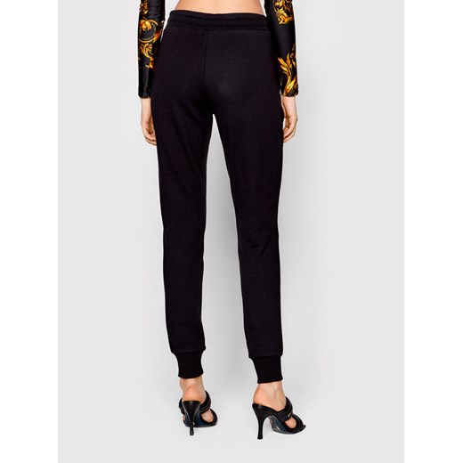 Versace Jeans Couture Spodnie dresowe Logo 72HAAT01 Czarny Regular Fit XS okazja MODIVO