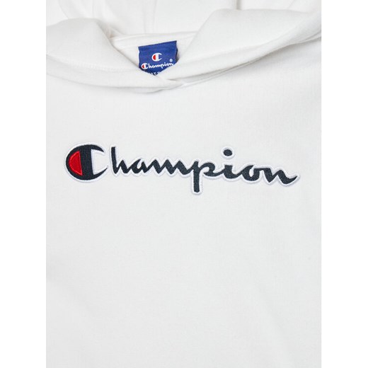 Champion Bluza Script Logo 404225 Biały Regular Fit Champion XL wyprzedaż MODIVO
