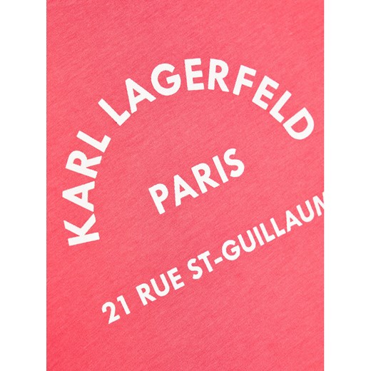 KARL LAGERFELD T-Shirt Z15M59 D Różowy Regular Fit Karl Lagerfeld 14Y okazja MODIVO