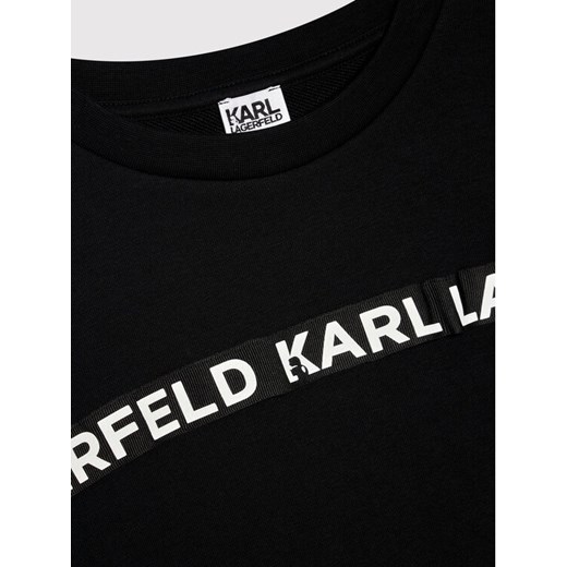 KARL LAGERFELD Sukienka codzienna Z12187 S Czarny Regular Fit Karl Lagerfeld 8Y wyprzedaż MODIVO