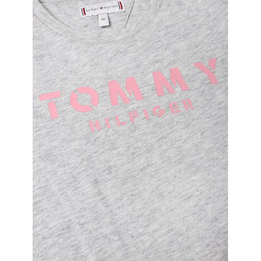 Tommy Hilfiger T-Shirt Essential KG0KG04888 D Szary Regular Fit Tommy Hilfiger 16 promocja MODIVO