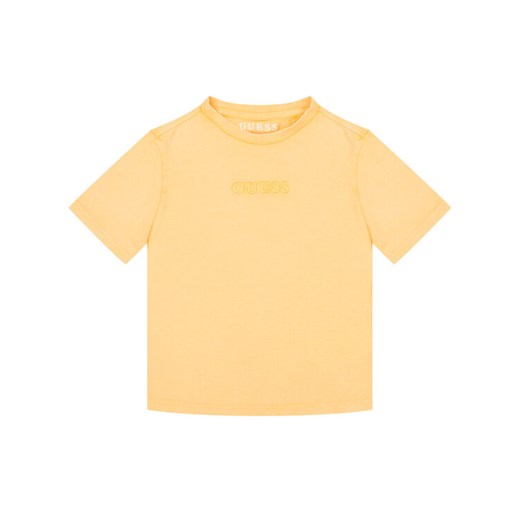 Guess T-Shirt H01T0 3K82E0 Żółty Regular Fit Guess 4 wyprzedaż MODIVO