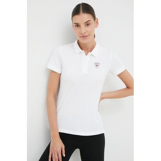 Rossignol t-shirt bawełniany kolor biały RLKWY02 ze sklepu ANSWEAR.com w kategorii Bluzki damskie - zdjęcie 137649169
