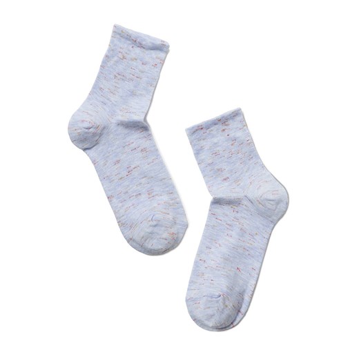 Damskie skarpety wiskozowe fiolet melanż Comfort, Kolor fioletowy, Rozmiar 36-37, Conte ze sklepu Intymna w kategorii Skarpetki damskie - zdjęcie 137653057