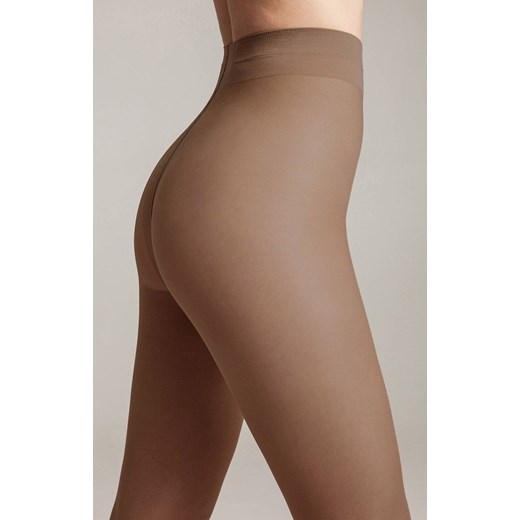 Grube brązowe rajstopy z efektem delikatny jedwab Prestige 70 DEN, Kolor brązowy, Rozmiar 2, Conte ze sklepu Intymna w kategorii Rajstopy - zdjęcie 137653425