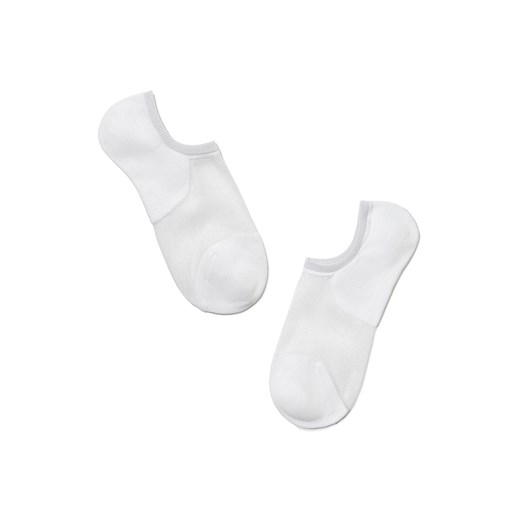 Białe skarpetki damskie bawełniane, Kolor biały, Rozmiar 36-38, Conte ze sklepu Intymna w kategorii Skarpetki damskie - zdjęcie 137653616