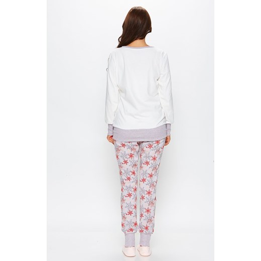 Piżama 66/5-48Z/015A706, Kolor ecru-wzór, Rozmiar L, Miss Fabio ze sklepu Intymna w kategorii Piżamy damskie - zdjęcie 137656386