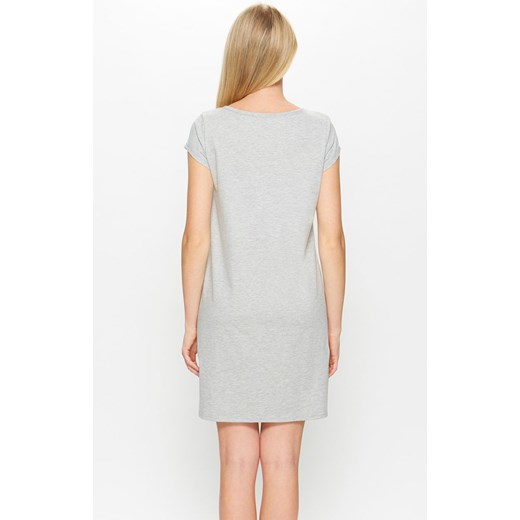 67/5-30/04f  koszula nocna, Kolor szary-wzór, Rozmiar L, Miss Fabio ze sklepu Intymna w kategorii Koszule nocne - zdjęcie 137656388