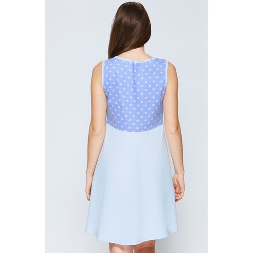Koszula nocna 67/5-39/016a711, Kolor jasnoniebieski, Rozmiar XS, Miss Fabio ze sklepu Intymna w kategorii Koszule nocne - zdjęcie 137656396