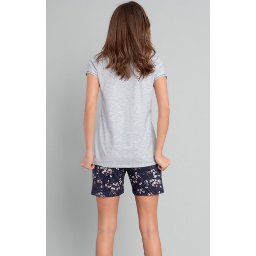 Celestina piżama damska kr.kr., Kolor szary-wzór, Rozmiar L, Italian Fashion ze sklepu Intymna w kategorii Piżamy damskie - zdjęcie 137659015