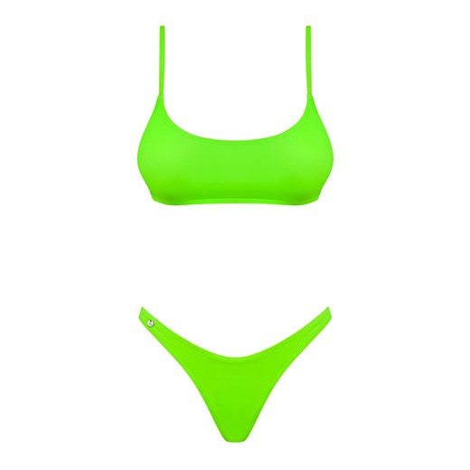 Mexico Beach zielony strój kąpielowy 2-częściowy bikini ze stringami, Kolor Obsessive S okazja Intymna