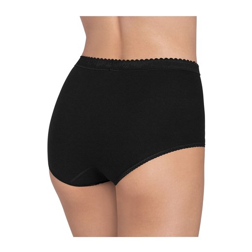 Sloggi Control Maxi czarne wysokie figi damskie plus size 10005203, Kolor czarny, Rozmiar 38, Sloggi ze sklepu Intymna w kategorii Majtki damskie - zdjęcie 137664587