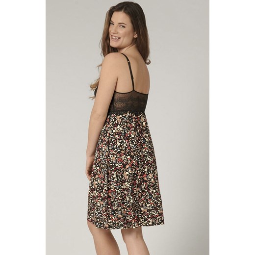 Darling Spotlight NDK 03 X 10209589 koszulka nocna, Kolor czarny-wzór, Rozmiar 38, Triumph ze sklepu Intymna w kategorii Koszule nocne - zdjęcie 137665865