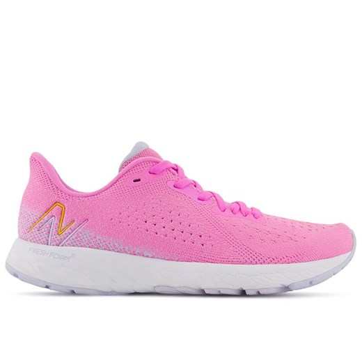 New Balance buty sportowe damskie w stylu casual różowe płaskie wiązane 