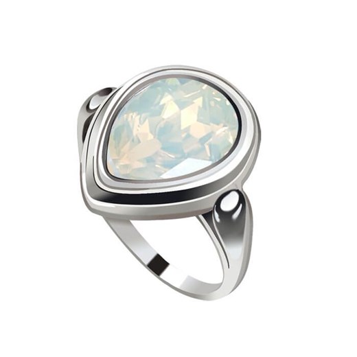 Srebrny pierścionek z kryształem Swarovski PK 2095 Polcaratdesign Polcarat Design
