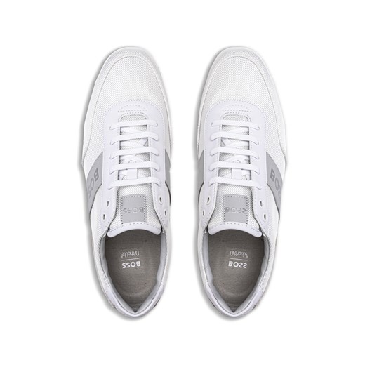 Sneakersy męskie białe BOSS Saturn 46 Sneaker Peeker