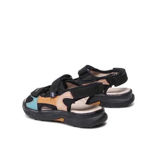 Sandały dziecięce na rzepy skórzane 