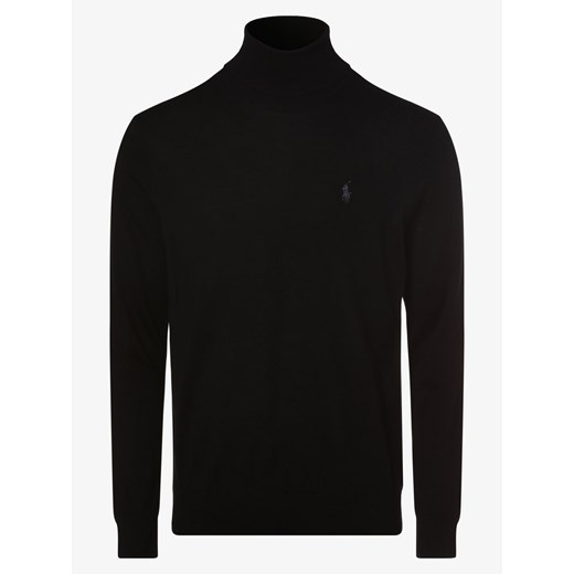 Polo Ralph Lauren - Męski sweter z wełny merino, czarny Polo Ralph Lauren XL vangraaf
