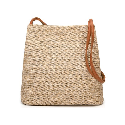 Torebka "Saint Tropez" w kolorze beżowym - 26 x 26 x 8 cm Dari Bali onesize promocja Limango Polska