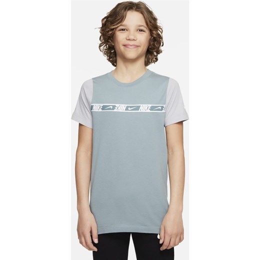 Koszulka z krótkim rękawem dla dużych dzieci Nike Sportswear - Szary Nike L Nike poland
