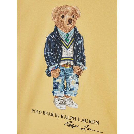 Polo Ralph Lauren T-Shirt 321865660004 Żółty Regular Fit Polo Ralph Lauren 4_4T MODIVO