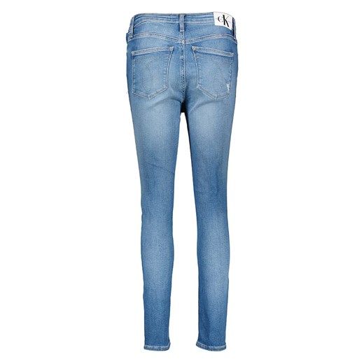 Dżinsy - Skinny fit - w kolorze błękitnym Calvin Klein W32 Limango Polska okazja