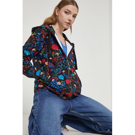 Bluza bawełniana damska wzorzysta multicolor Medicine L wearmedicine