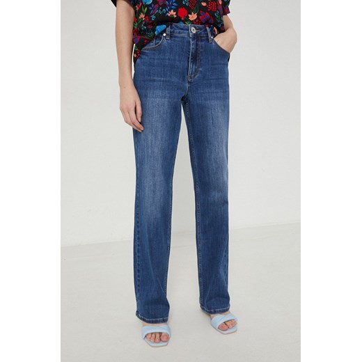 Jeansy damskie straight granatowe Medicine 34 wearmedicine