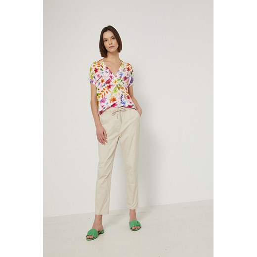 Spodnie damskie gładkie beżowe Medicine L wearmedicine