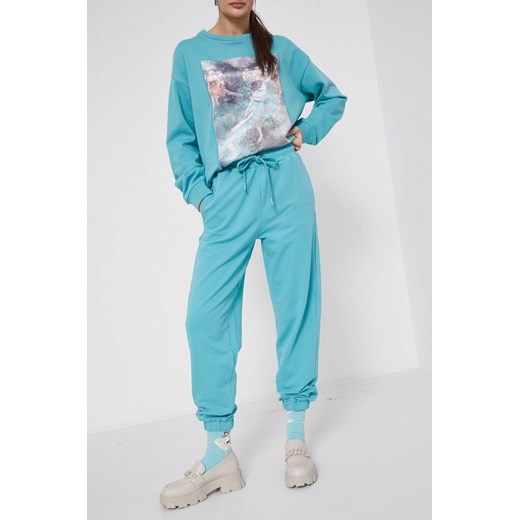Spodnie damskie Eviva L'arte turkusowe Medicine XL wearmedicine promocja