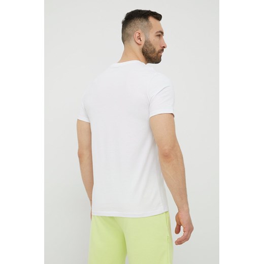 4F t-shirt męski kolor biały z nadrukiem XL ANSWEAR.com