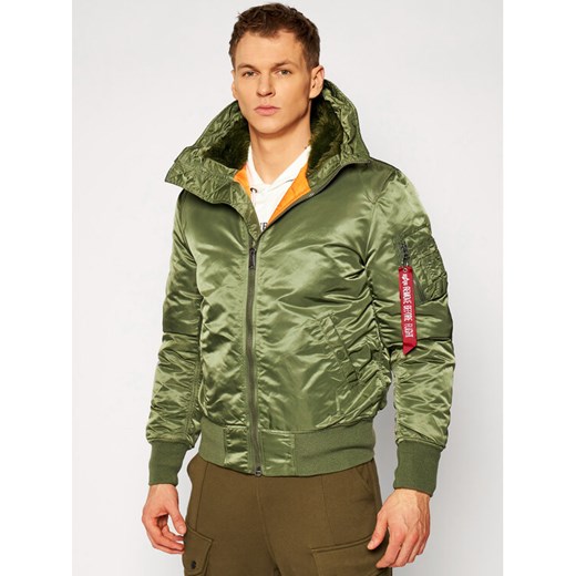 Alpha Industries Kurtka przejściowa Ma-1 158104 Zielony Regular Fit Alpha Industries M wyprzedaż MODIVO