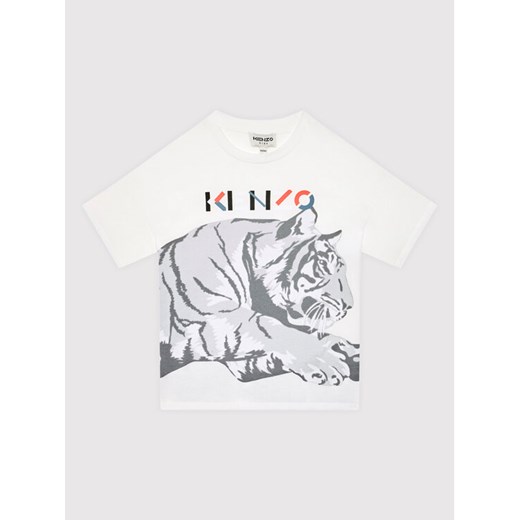 Kenzo Kids T-Shirt K25648 S Biały Regular Fit Kenzo Kids 14Y MODIVO