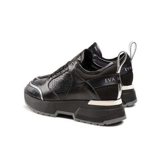 Eva Minge Sneakersy EM-49-09-001056 Czarny 36 MODIVO promocyjna cena