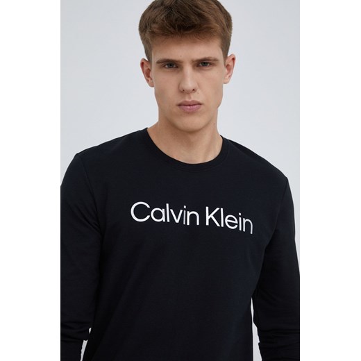 Calvin Klein Underwear bluza męska kolor czarny z nadrukiem Calvin Klein Underwear S ANSWEAR.com
