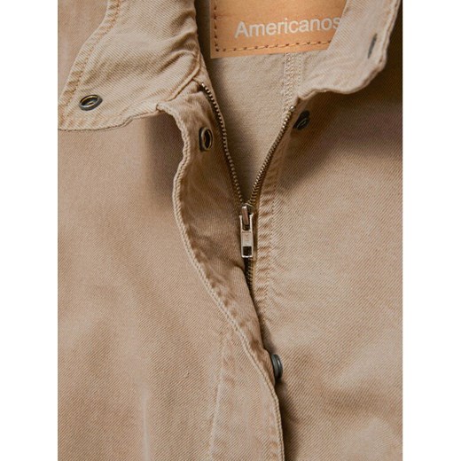 Americanos Kurtka jeansowa Toronto Beżowy Oversize Americanos L_XL MODIVO