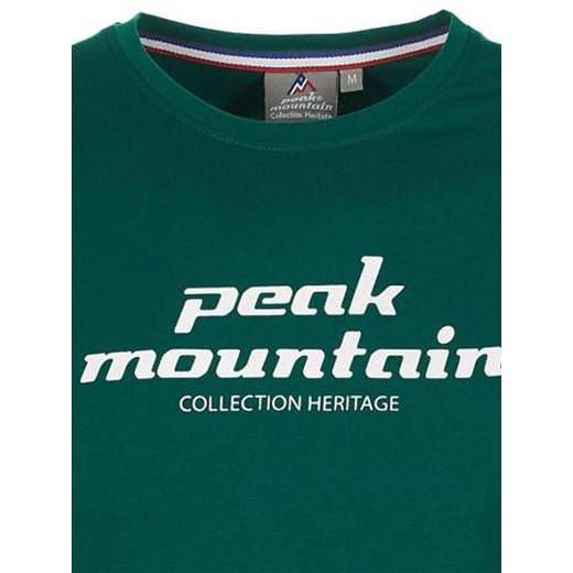 Koszulka w kolorze zielonym Peak Mountain L okazyjna cena Limango Polska