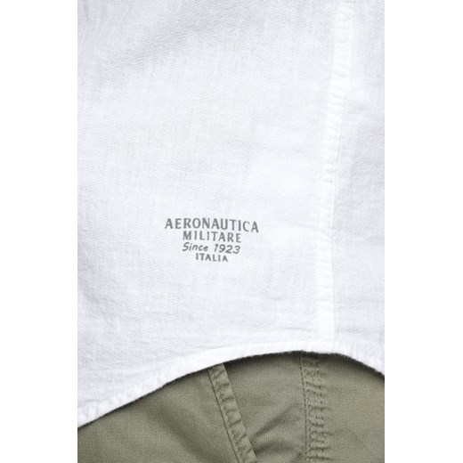 Aeronautica Militare Koszula | Regular Fit | z dodatkiem lnu Aeronautica Militare XL wyprzedaż Gomez Fashion Store