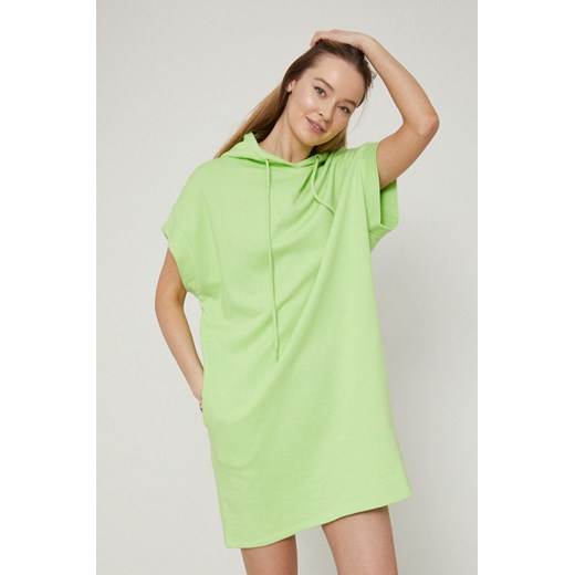 Sukienka bawełniana oversize zielona Medicine XS wearmedicine