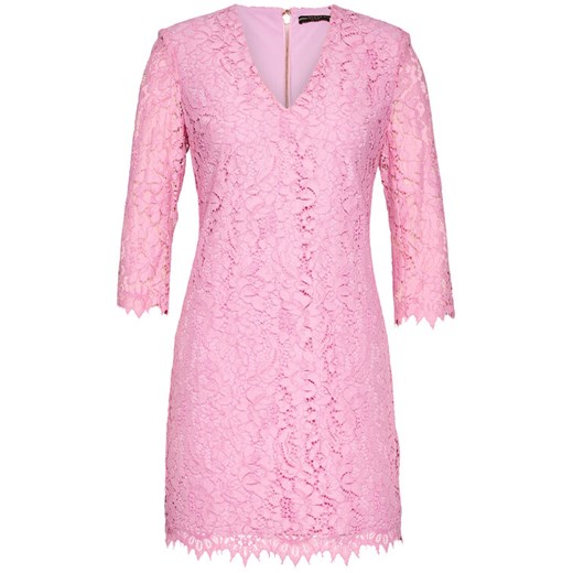 Guess Sukienka koktajlowa W01K76 WCLT0 Różowy Regular Fit Guess XL MODIVO okazja