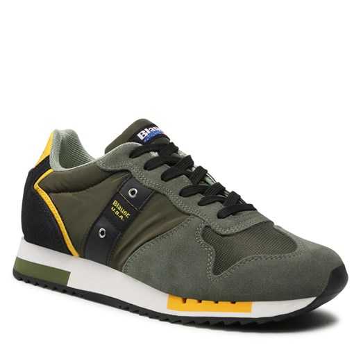 Sneakersy BLAUER - S2QUEENS01/STO Military Green 45 eobuwie.pl