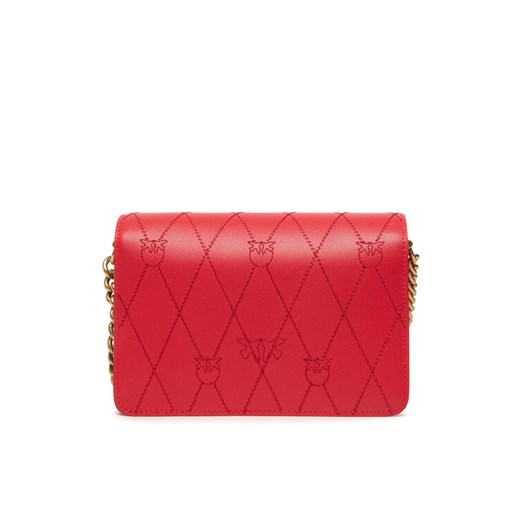 Pinko Torebka Love Click Mini Wave Logo Cl. 1P22L5 Y81J Czerwony Pinko 00 MODIVO